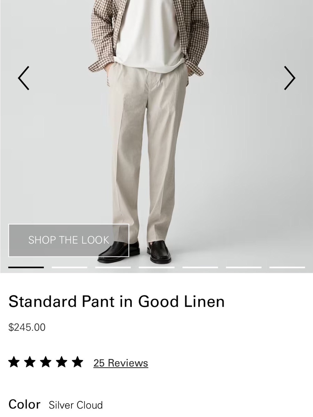 Theory Silver Cloud Chinos
